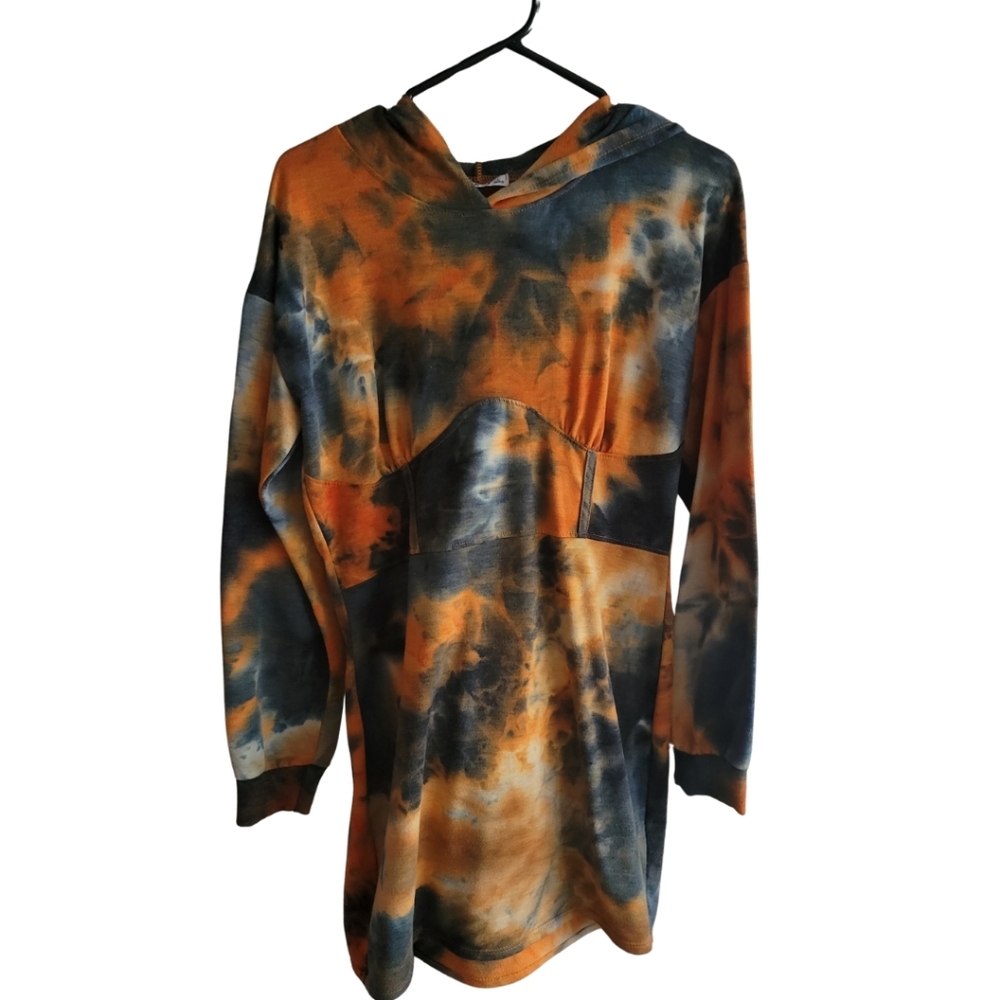 Love J Multicolor Hooded Dress